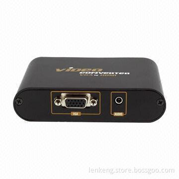 VGA to HDMI Converter, 1 x VGA, 1 x 3.5mm Audio Input